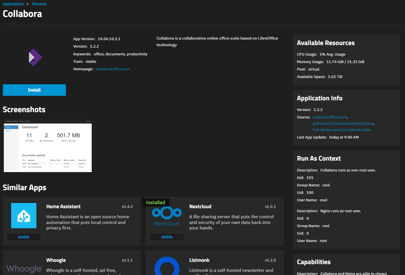 Application Information Screen Example Application Information Screen Example