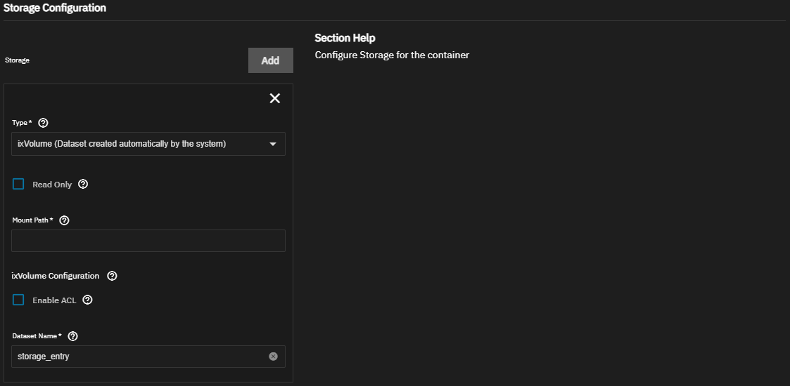 ixVolume Settings ixVolume Settings
