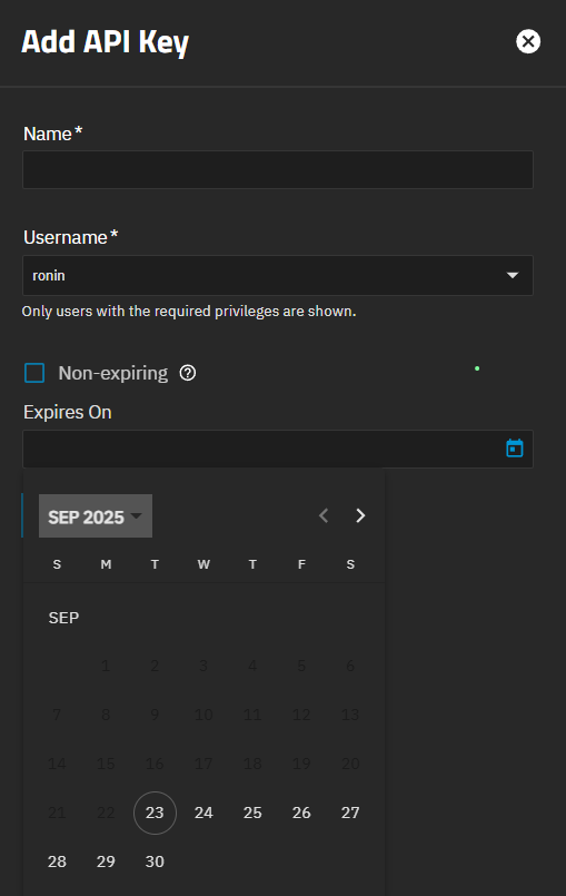 Set API Key Expiration Set API Key Expiration
