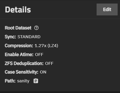 Details Widget System Dataset Details Widget System Dataset