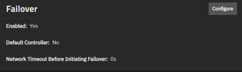 System Failover Widget System Failover Widget