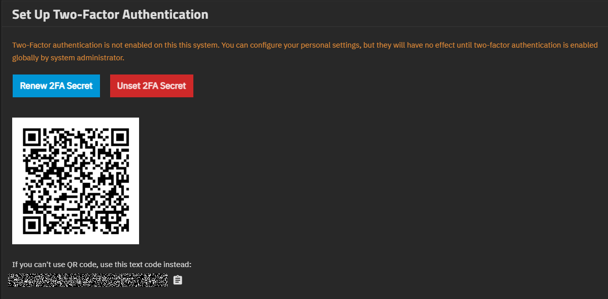 Two Factor Auth Screen Two Factor Auth Screen