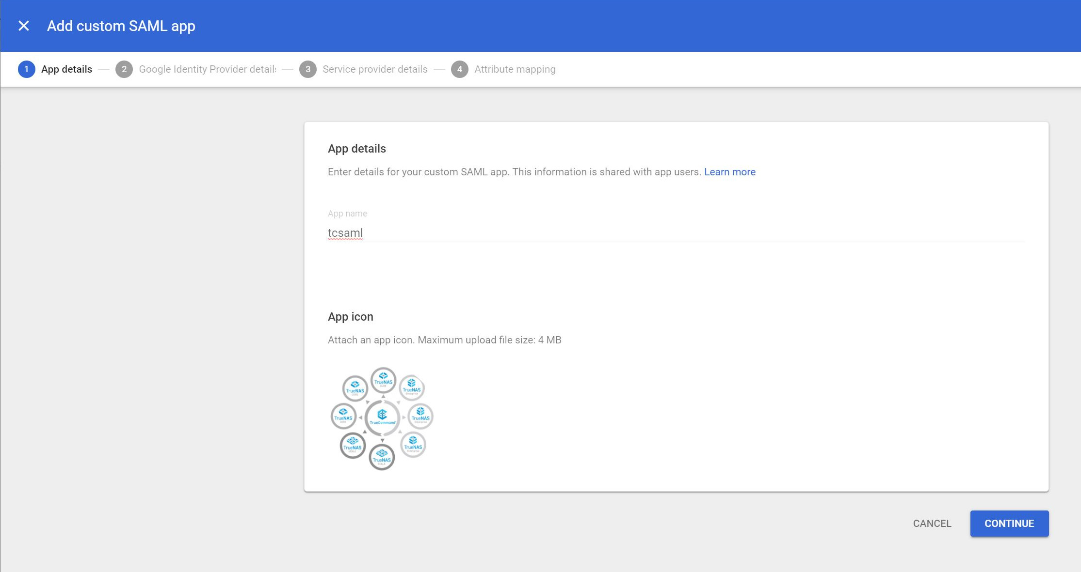 GA Add Custom SAML App Details Cropped GA Add Custom SAML App Details Cropped