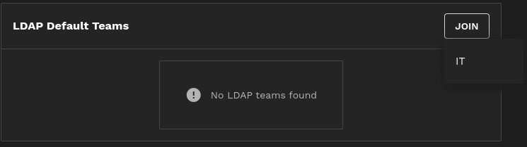 Add Default Teams AddLDAPDefault
